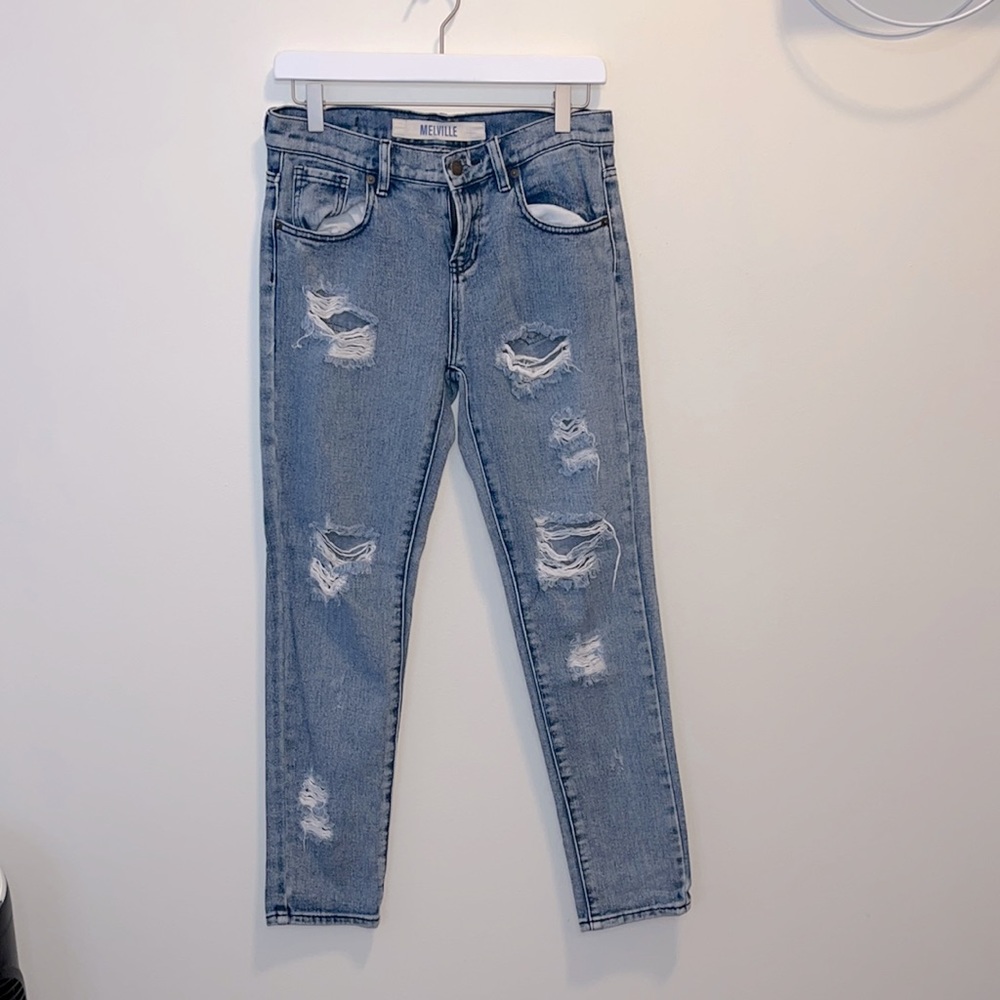 Melville Jeans Distressed Denim Size 25